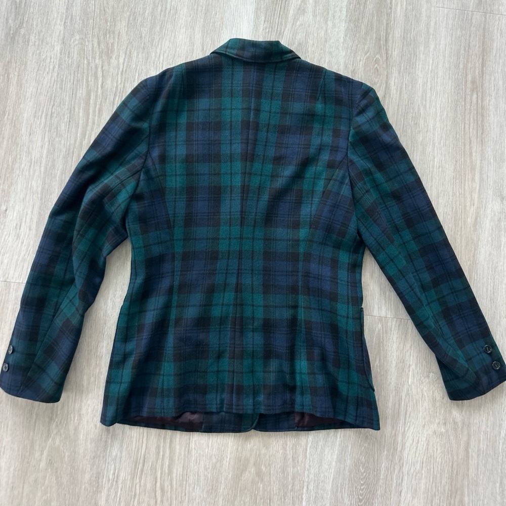 Authentic Nat Gordon Tartan 4-Pc Set Wool Plaid Jacket Shawl Kilt Skirt Vintage - Picture 4 of 16